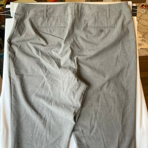 Lane Bryant Women Formal Straight Leg Pants size 18, Gray - Picture 10 of 11